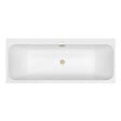 VILLEROY ET BOCH - Baignoire droite 170 x 75 Architectura + Vidage de baignoire doré - vignette