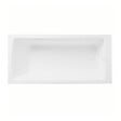 VITRA - Baignoire droite rectangulaire 170x75cm avec pieds Neon blanc + Vidage volet et clapet blanc - vignette