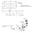 VILLEROY ET BOCH - Baignoire droite 180 x 80 Architectura + Vidage de baignoire noir - vignette