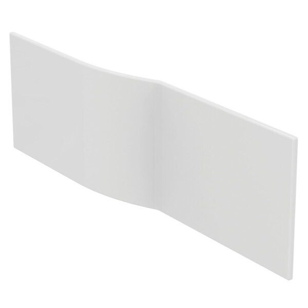 IDEAL STANDARD - Baignoire bain douche 170 x 80 cm gauche Connect Air + tablier + pieds + vidage Noir mat - large