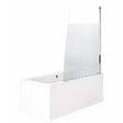 JACOB DELAFON - Baignoire droite 170 X 75 Elise acrylique + pare bain volet droite + tablier en angle + vidage - vignette