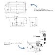 VILLEROY ET BOCH - Baignoire droite 150 x 70 Architectura + Vidage de baignoire noir - vignette