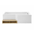 JACOB DELAFON - Pack baignoire bain douche 160 x 90  Neo version droite + tablier en niche - vignette