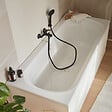 JACOB DELAFON - Baignoire droite 180 X 80 Elise acrylique + pare bain volet gauche + vidage - vignette