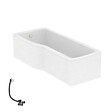IDEAL STANDARD - Baignoire bain douche 170 x 80 cm gauche Connect Air + tablier + vidage Doré - vignette