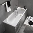 VILLEROY ET BOCH - Baignoire droite 160 x 70 O.Novo + Pieds + Vidage chromé - vignette