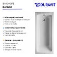 DURAVIT - Baignoire droite D-Code - vignette