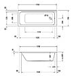 DURAVIT - Baignoire droite D-Code - vignette