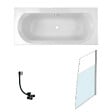 JACOB DELAFON - Baignoire droite 170 X 75 Elise acrylique + pare bain volet droite + vidage - vignette
