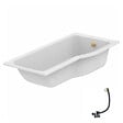 IDEAL STANDARD - Baignoire bain douche 170 x 80 cm droite Connect Air + vidage Doré - vignette