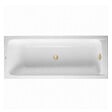 DURAVIT - Baignoire droite 180 X 80 D-Code acrylique bonde au centre + vidage doré - vignette