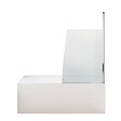 JACOB DELAFON - Baignoire droite 170 X 75 Elise acrylique + pare bain volet droite + tablier en niche + vidage - vignette