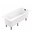 JACOB DELAFON - Baignoire droite 170 X 75 Brive avec vidage noir mat - vignette