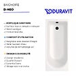 DURAVIT - Baignoire droite 170 X 70 D-Neo + vidage noir mat - vignette