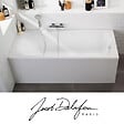 JACOB DELAFON - Pack baignoire droite 170 X 75 Brive + pare bain avec vidage blanc - vignette