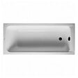 DURAVIT - Baignoire droite 160 X 70 D-Code acrylique + vidage noir mat - vignette