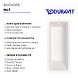 DURAVIT - Baignoire droite 150 X 70 Duravit No.1 + vidage blanc - vignette