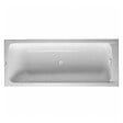 DURAVIT - Baignoire droite 170 X 70 D-Code acrylique bonde au centre + vidage blanc - vignette