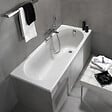VILLEROY ET BOCH - Baignoire droite 170 x 75  O.Novo + Vidage de baignoire chromé - vignette