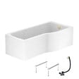 IDEAL STANDARD - Baignoire bain douche 170 x 80 cm droite Connect Air + tablier + pieds + vidage Doré - vignette