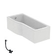 IDEAL STANDARD - Baignoire bain douche 170 x 80 cm gauche Connect Air + tablier + vidage Chromé - vignette