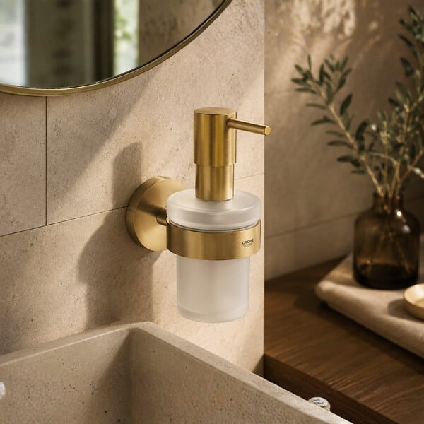 GROHE - Distributeur de savon avec support Start Cool Sunrise - large