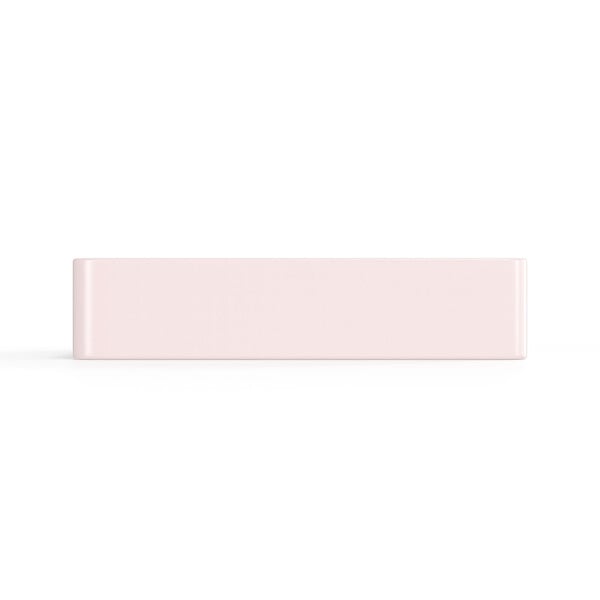 SWISS AQUA TECHNOLOGIES - Set Vasque Infinitio à poser 50 x 40 x 11 cm + Bonde, Rose mat (SATINF5040PM-SET_BP) - large