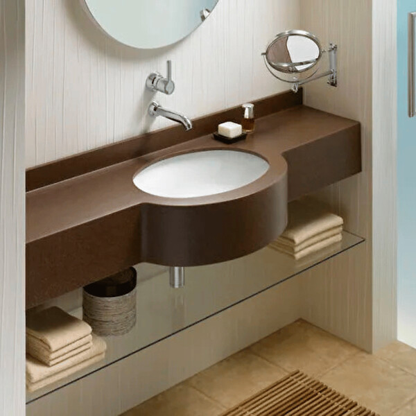 VITRA - Vasque à encastrer par le dessous VitrA S20 42 cm - large