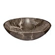 SWISS AQUA TECHNOLOGIES - Lavabo pour plan de travail SAT Purity 43x43 cm marbre brun sans trou pour robinet, sans trop-plein SATPURBR - vignette