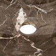 SWISS AQUA TECHNOLOGIES - Lavabo pour plan de travail SAT Purity 43x43 cm marbre brun sans trou pour robinet, sans trop-plein SATPURBR - vignette