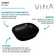 VITRA - Vasque à poser VitrA Plural VitrA Clean noir mat - vignette