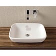 VITRA - VitrA Shift vasque à poser 55x37,5 cm en céramique blanche, sans trou de robinetterie, sans trop-plein (4399-003-0016) - vignette