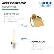 GROHE - Dérouleur papier mural Start + Porte-balai WC Cool Sunrise - vignette