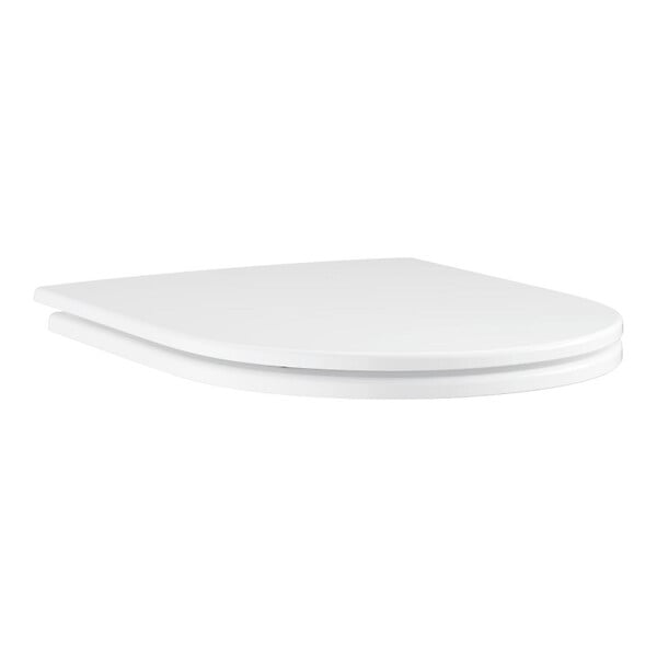 GROHE - Euro Ceramic siège abattant WC en Duroplast amovible avec frein de chute, blanc (102500SH00) - large