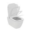 IDEAL STANDARD - I.life B abattant WC en duroplast avec fermeture SoftClose, charnières en acier inoxydable, blanc (T500301) - vignette