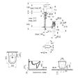 VITRA - Vitra Integra bidet suspendu et trop-plein, 35,5x54 cm + Grohe Mitigeur monocommande 1/2" (7042-0288G23331000) - vignette