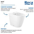 ROCA - Bidet à poser Ona blanc brillant - vignette