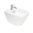 VITRA - Vitra Integra bidet suspendu 35,5x54 cm + trop-plein + Optima Cube Way by Siko Mitigeur bidet (7042-0288CU235) - vignette