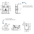 IDEAL STANDARD - Pack bidet suspendu i.Life B + Bâti-support sol et mur IDEAL STANDARD - vignette