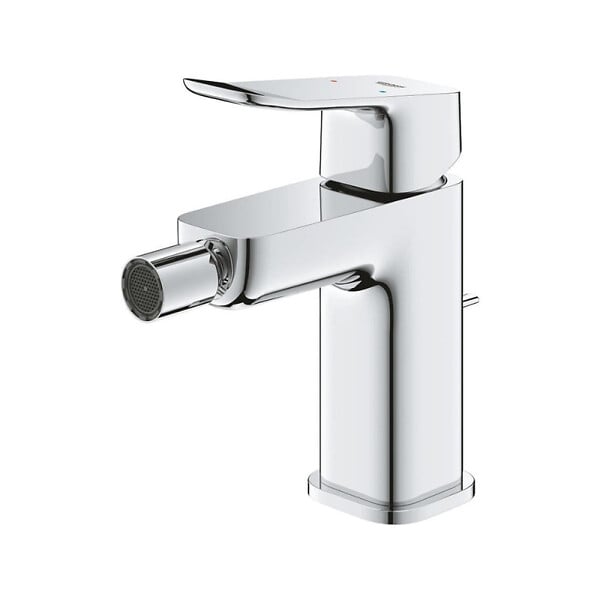 GROHE - Dice mitigeur monocommande de bidet à levier avec vidage, chrome brillant (1018770000) - large