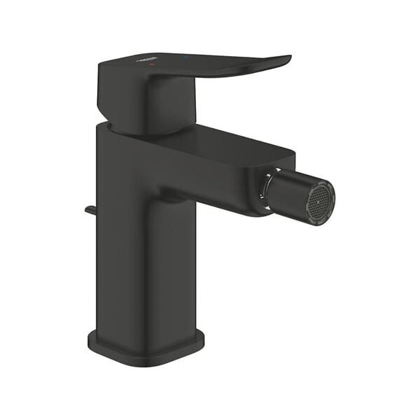 GROHE - Dice mitigeur monocommande de bidet à levier avec vidage, noir mat (1018772430) - large