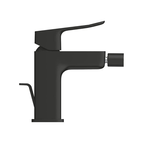 GROHE - Dice mitigeur monocommande de bidet à levier avec vidage, noir mat (1018772430) - large