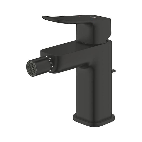 GROHE - Dice mitigeur monocommande de bidet à levier avec vidage, noir mat (1018772430) - large