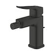 GROHE - Dice mitigeur monocommande de bidet à levier avec vidage, noir mat (1018772430) - vignette