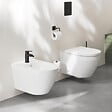 GROHE - Dice mitigeur monocommande de bidet à levier avec vidage, noir mat (1018772430) - vignette