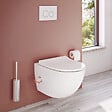 VITRA - Vetro plaque de commande double touche en verre, blanc (740-1600) - vignette