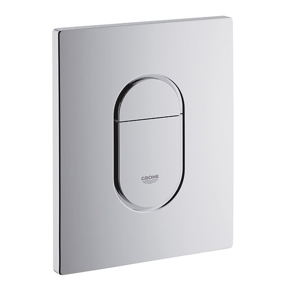 GROHE - Rapid SL pack WC bâti-support + WC suspendu sans bride Grohe avec abattant SoftClose + plaque (GRGRSEWR02FR-FS) - large