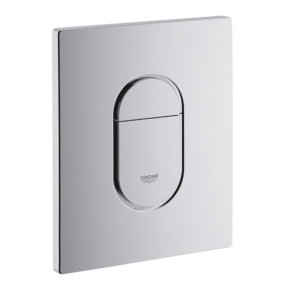 GROHE - Pack WC Bâti-support + WC sans bride Vortex SAT Fusion + Abattant softclose + Plaque Chrome - large