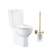 GROHE - WC à poser sans bride Quickfix + Abattant déclipsable + Porte-balai WC Cool Sunrise - vignette