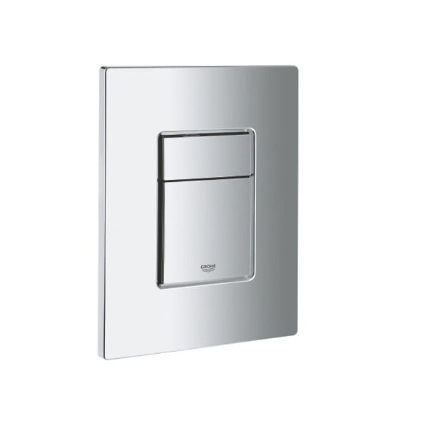 GROHE - Solido pack WC bâti autoportant + WC suspendu sans bride Ceramia PixL avec abattant SoftClose + plaque (GRCEPXGRMT02FR-FS) - large